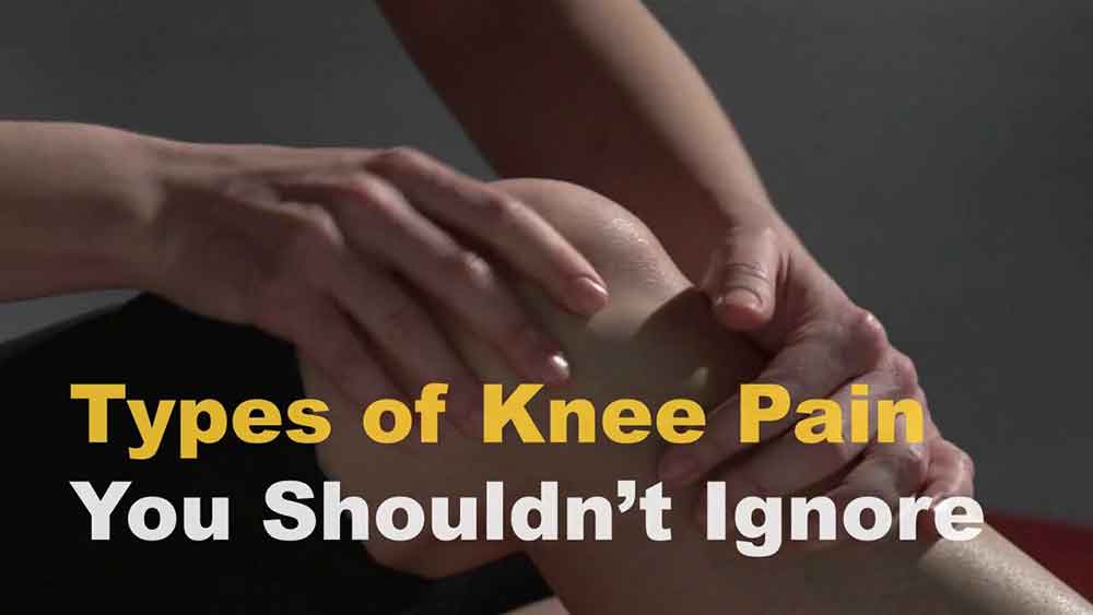 types of knee pain you shouldn't ignore